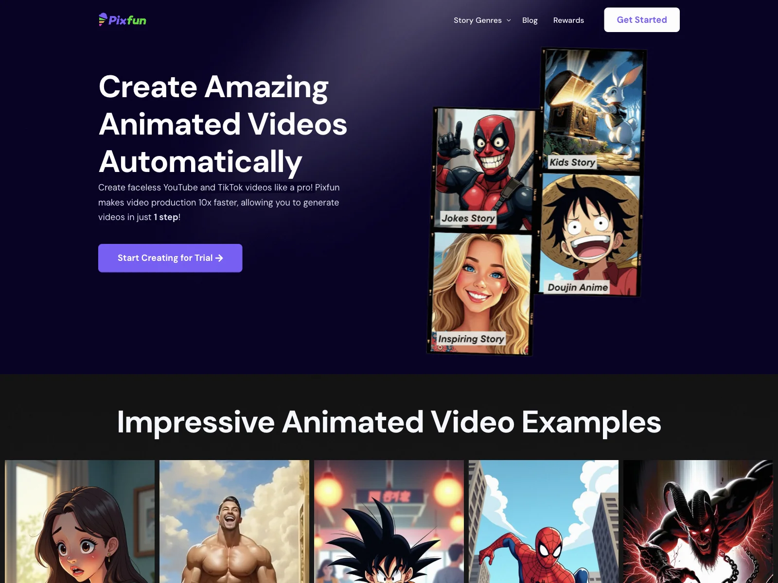 Pixfun: Create Stunning AI Animated Videos for TikTok & YouTube