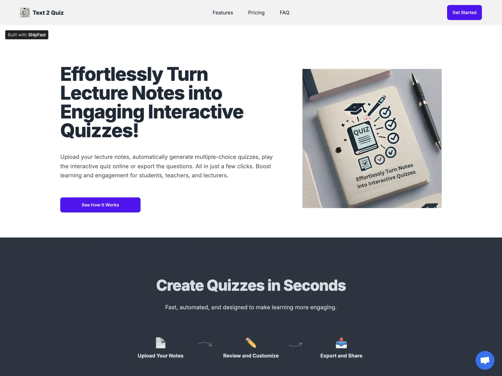 Text 2 Quiz: Effortlessly Create Engaging Quizzes with AI for Enhanced Learning