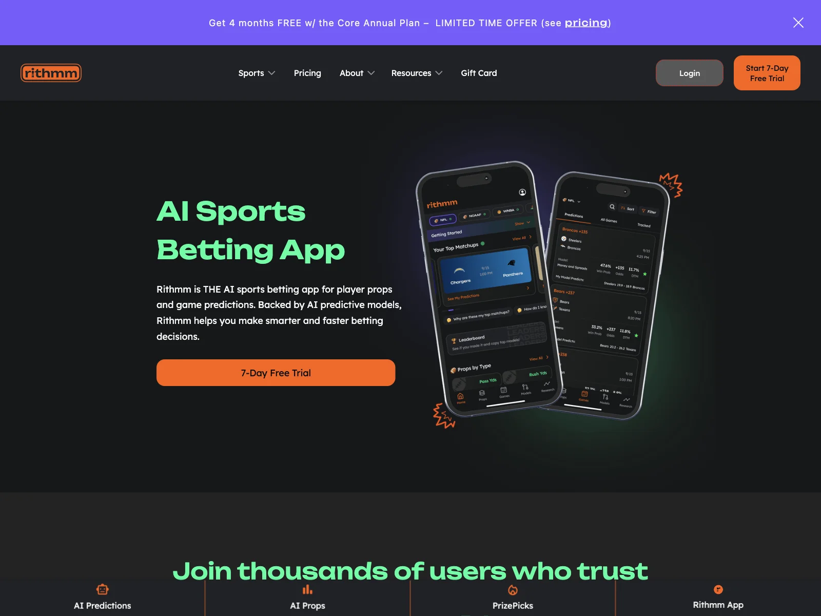 Rithmm: The AI-Powered Sports Betting App for Smarter Bets