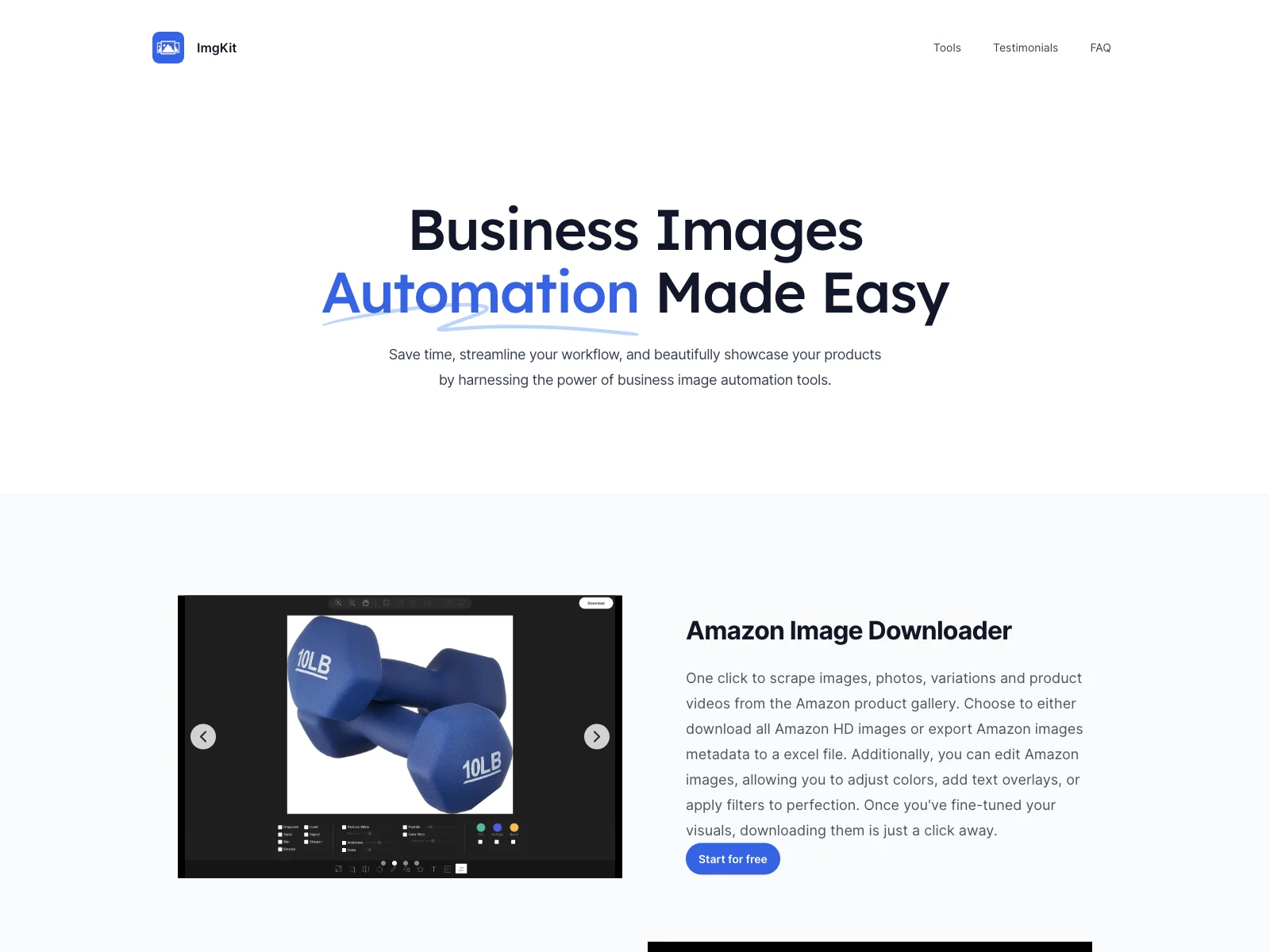 ImgKit - Streamlining Business Image Automation