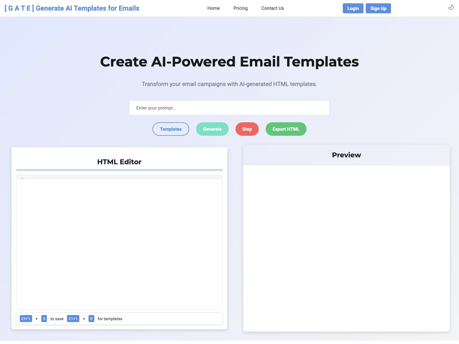 GATE: Transform Your Email Campaigns with AI Templates