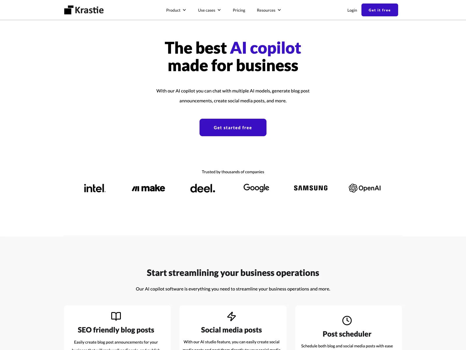 Krastie AI: The Ultimate AI Copilot for Business Success