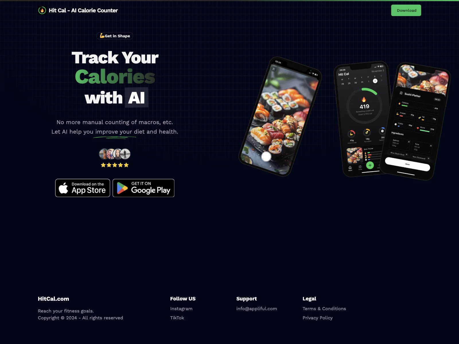 Hit Cal - AI Calorie Counter: Simplify Diet Tracking with AI