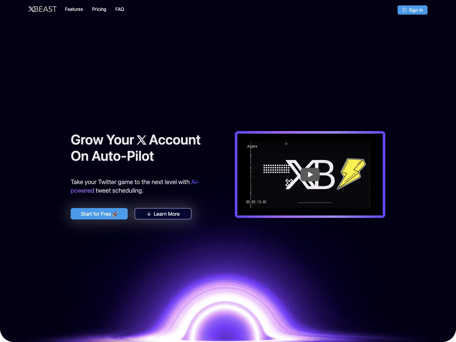 XBeast: Enhance Your 𝕏 Twitter Experience with AI Scheduling