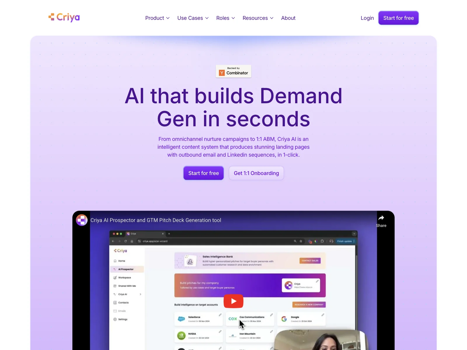 Criya AI: Empowering B2B Marketers with Intelligent Content