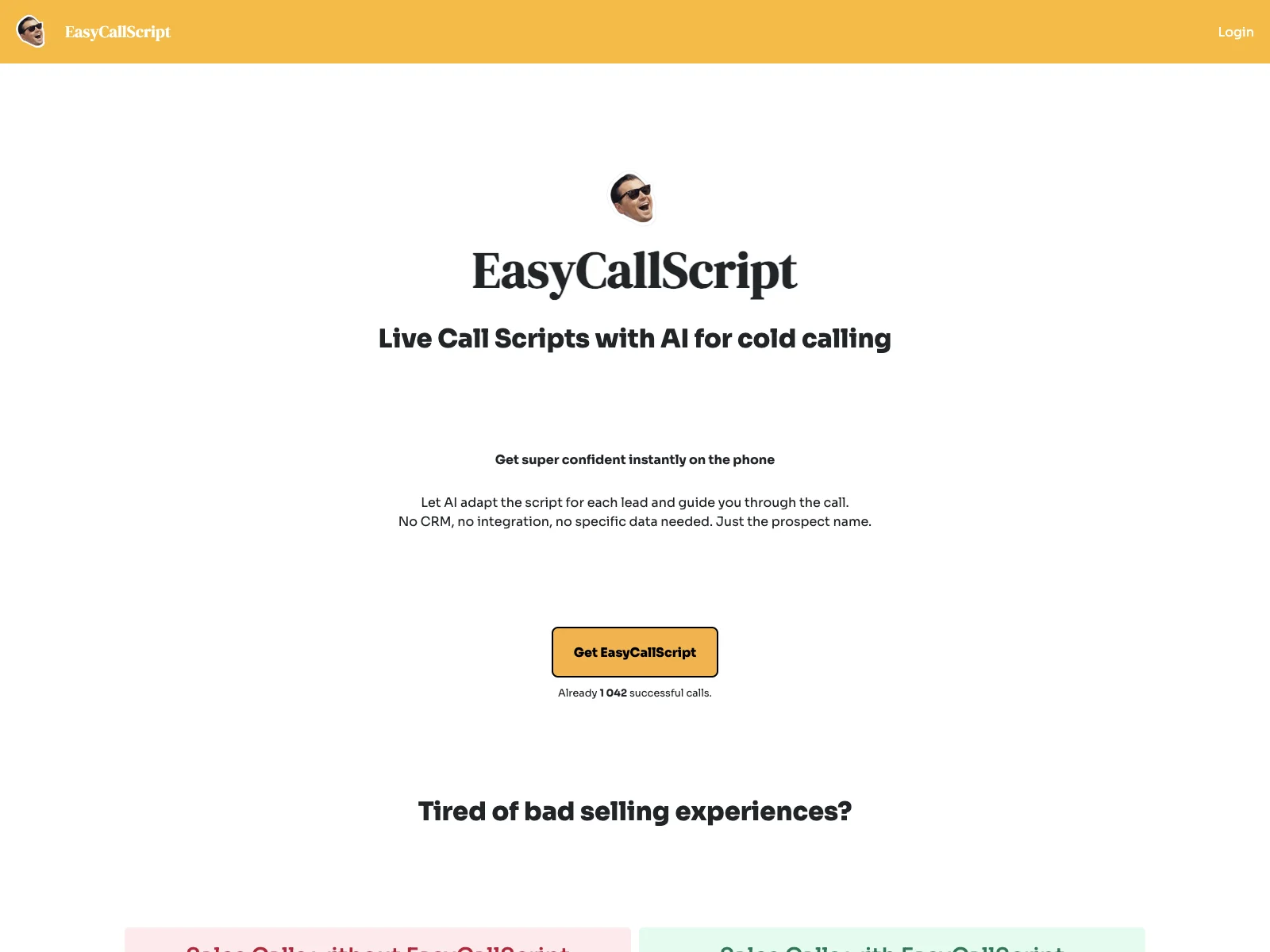 EasyCallScript: Boost Your Cold Calling Efficiency with AI