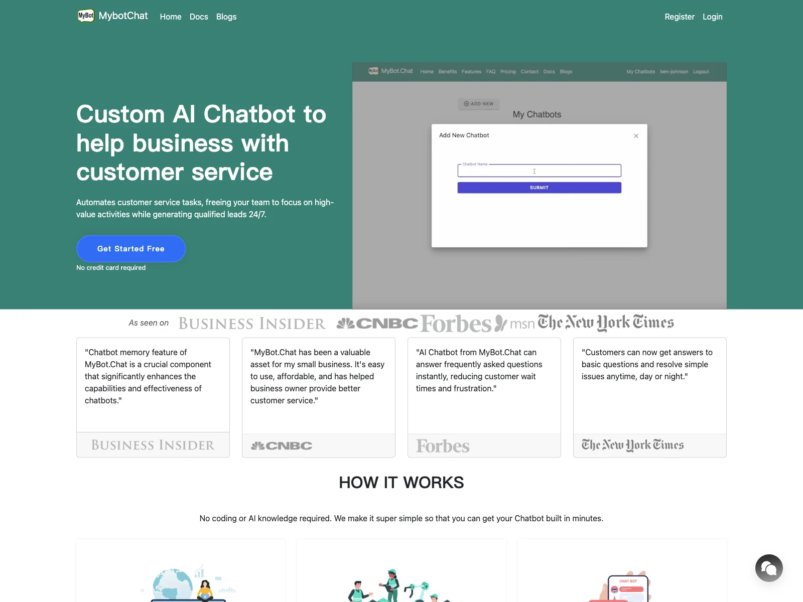 MyBot.Chat: Revolutionize Customer Service with AI