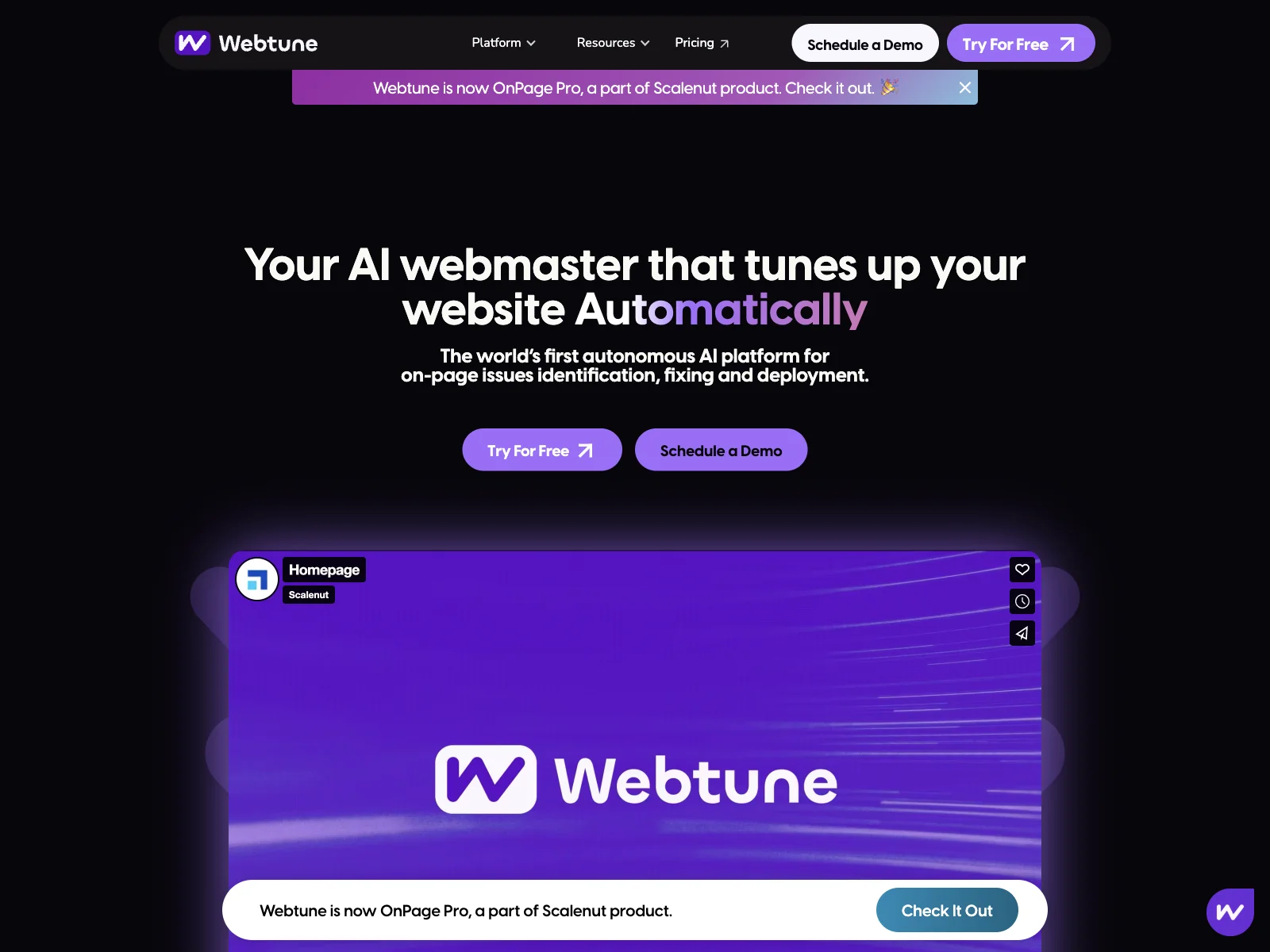 Webtune AI: 1-Click SEO Issue Resolution for Enhanced Traffic