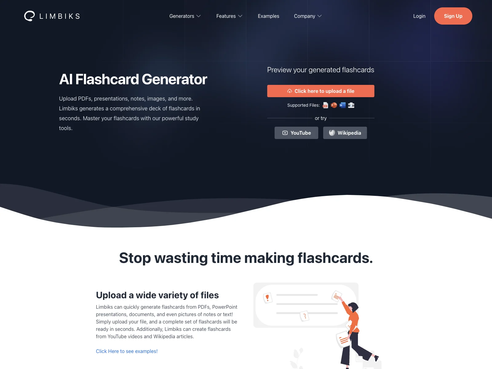 Limbiks: The Ultimate AI Flashcard Generator