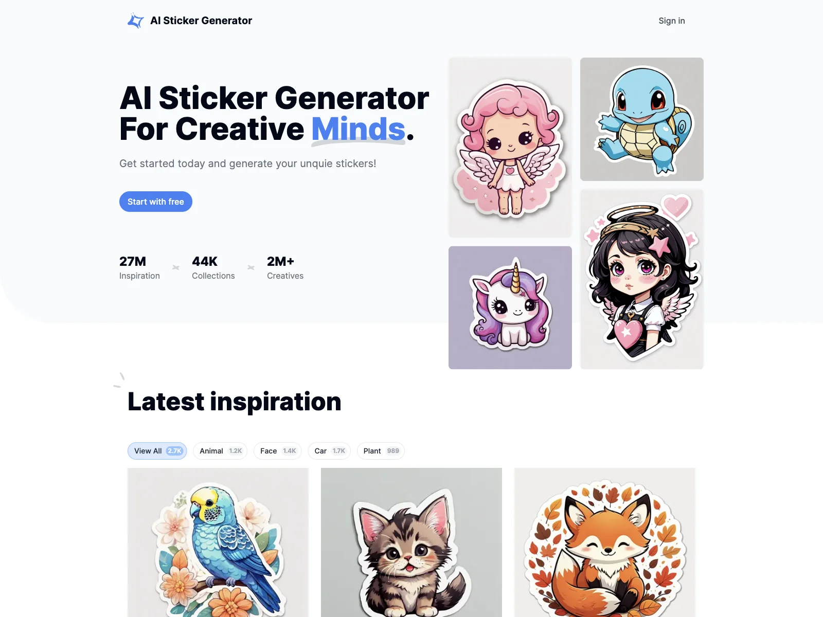 AI Sticker Generator - Unleash Your Creativity