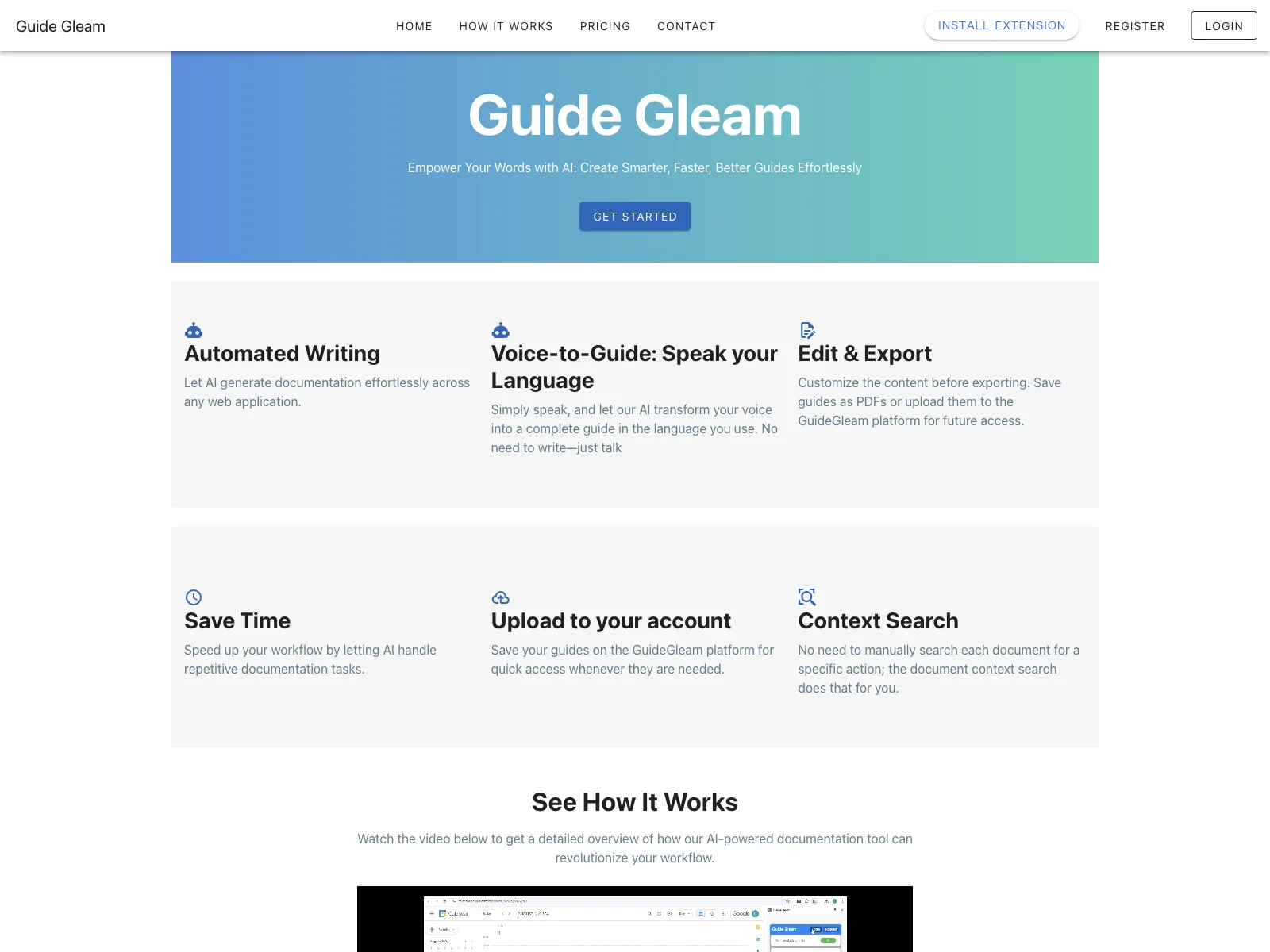 Guide Gleam: Empowering Guide Creation with AI for Faster and Smarter Results