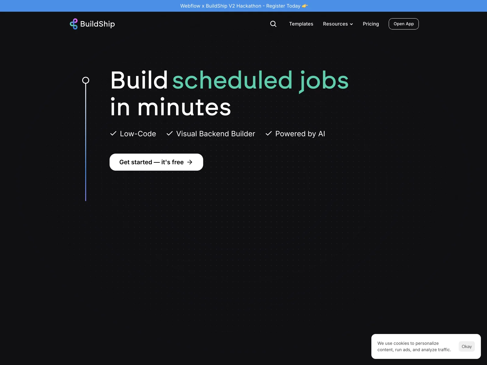 BuildShip: Empowering Low-Code Backend Creation with AI