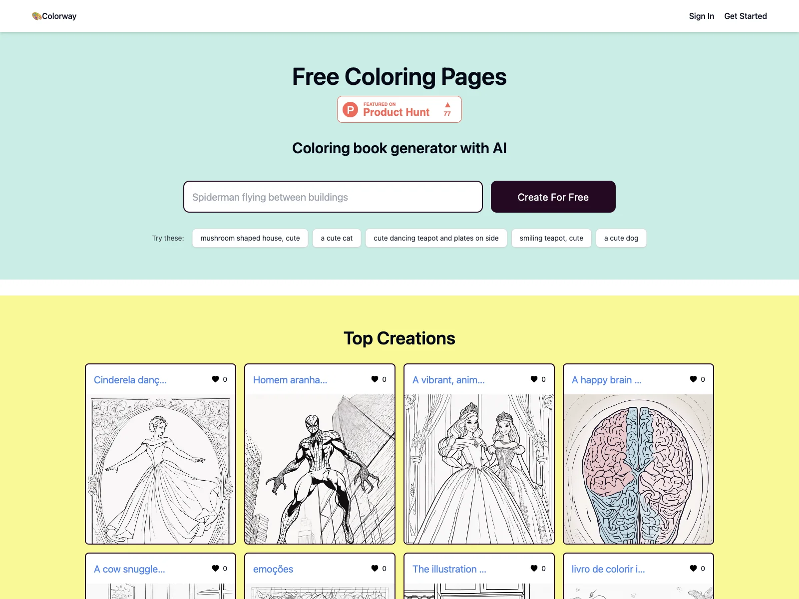 Colorway AI: Unleash Your Creativity with Free Coloring Pages