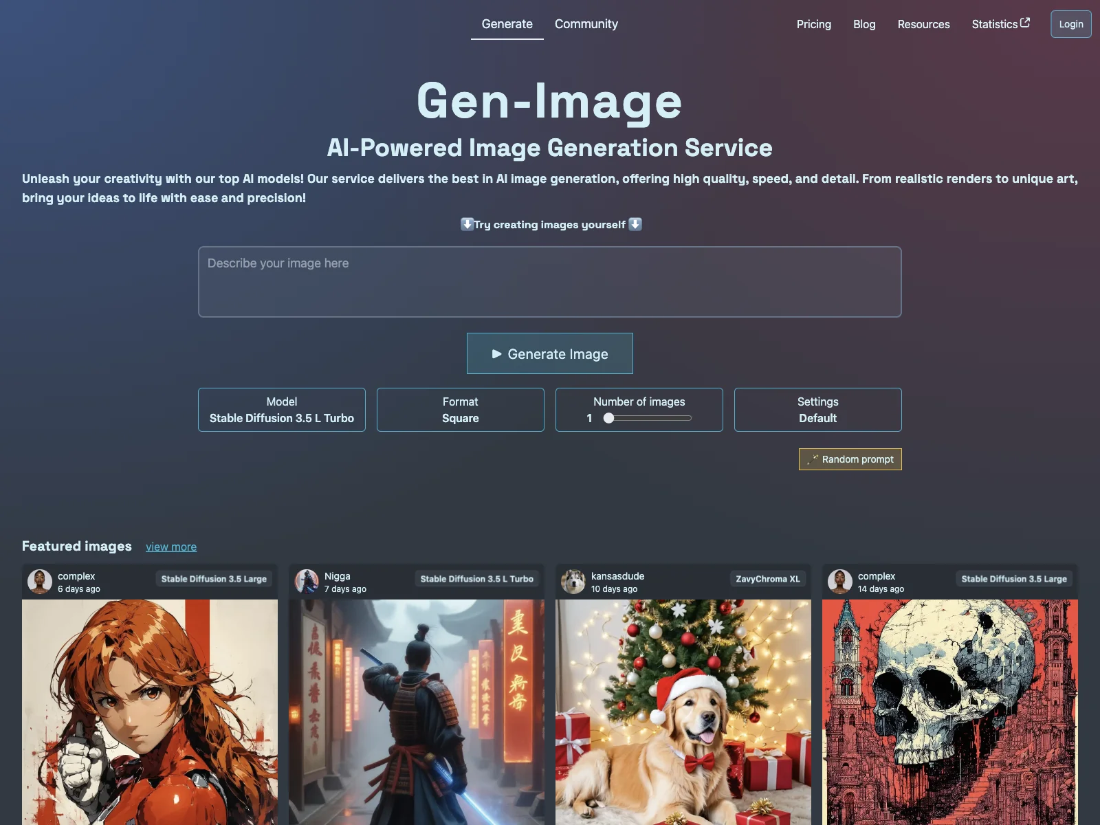 Unleash Creativity with Gen-Image - Premium AI Image Generator