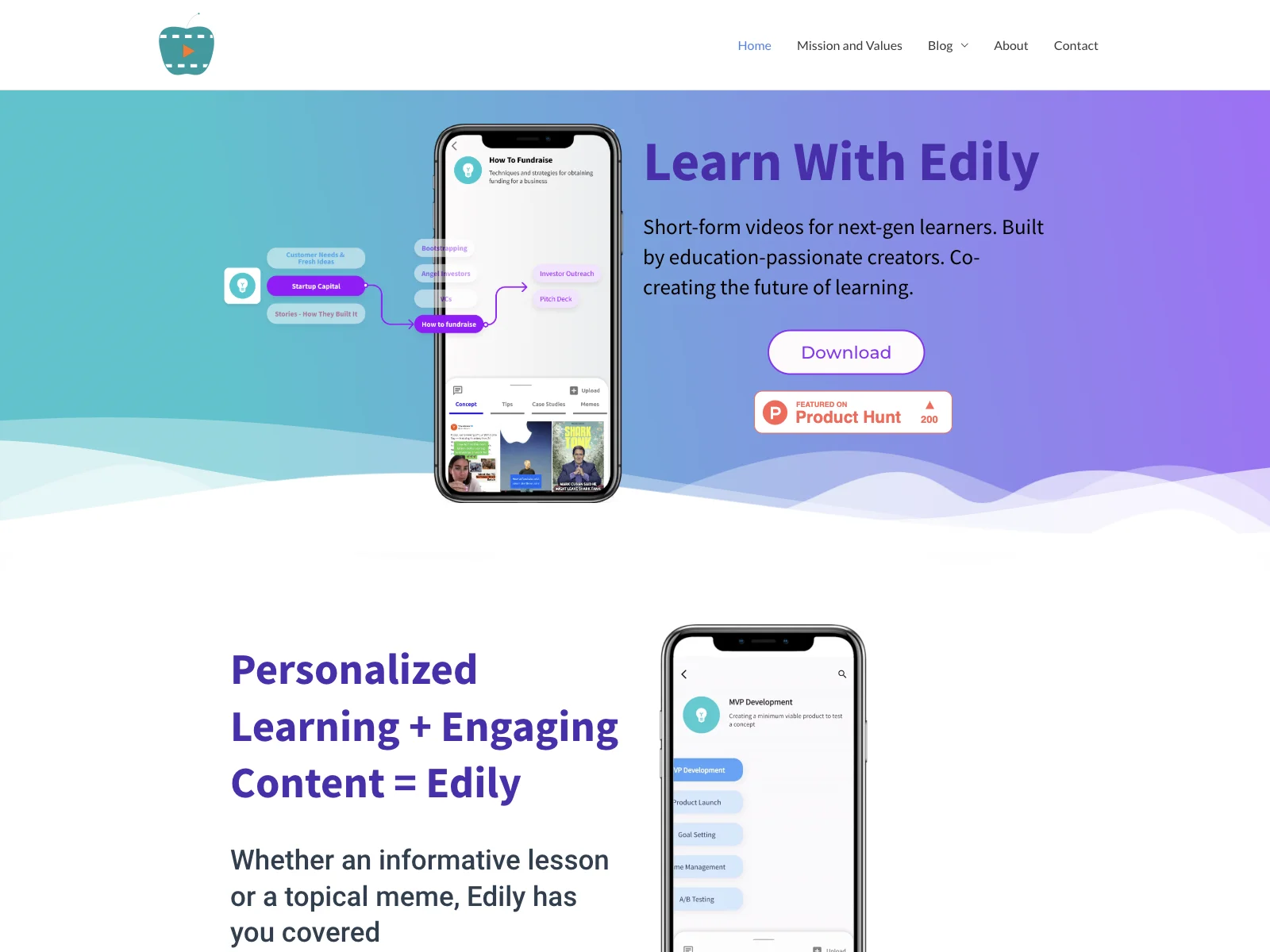 Edily: Transforming Gen-Z Learning with Short-Form Videos