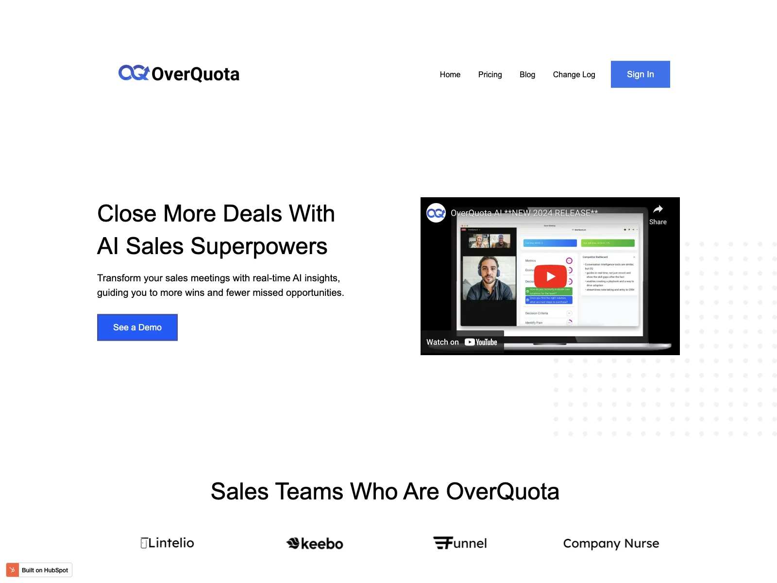 OverQuota: Boost Your Sales with Real-Time Insights