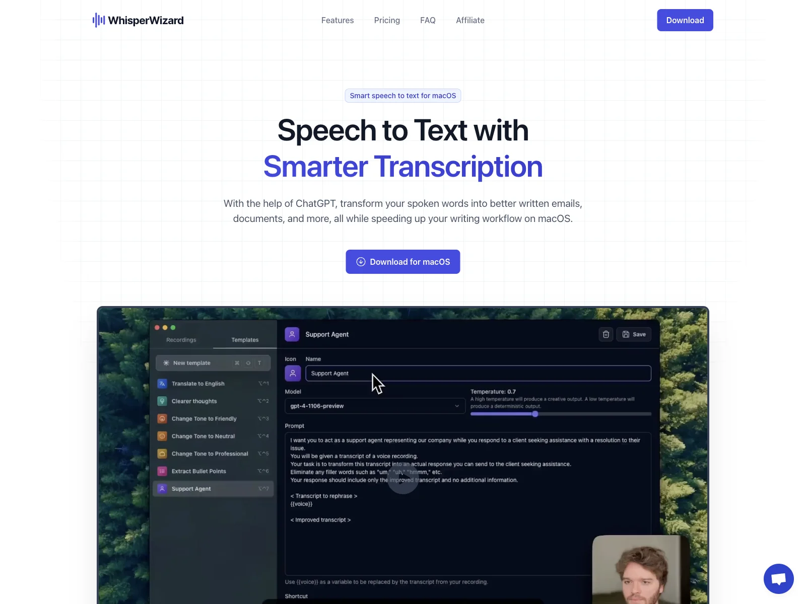 WhisperWizard: Smart Speech to Text for macOS with Enhanced Writing