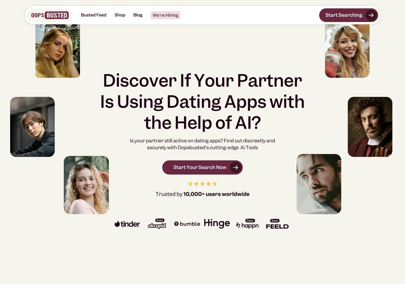 OopsBusted - Uncover Partner's Dating App Activity