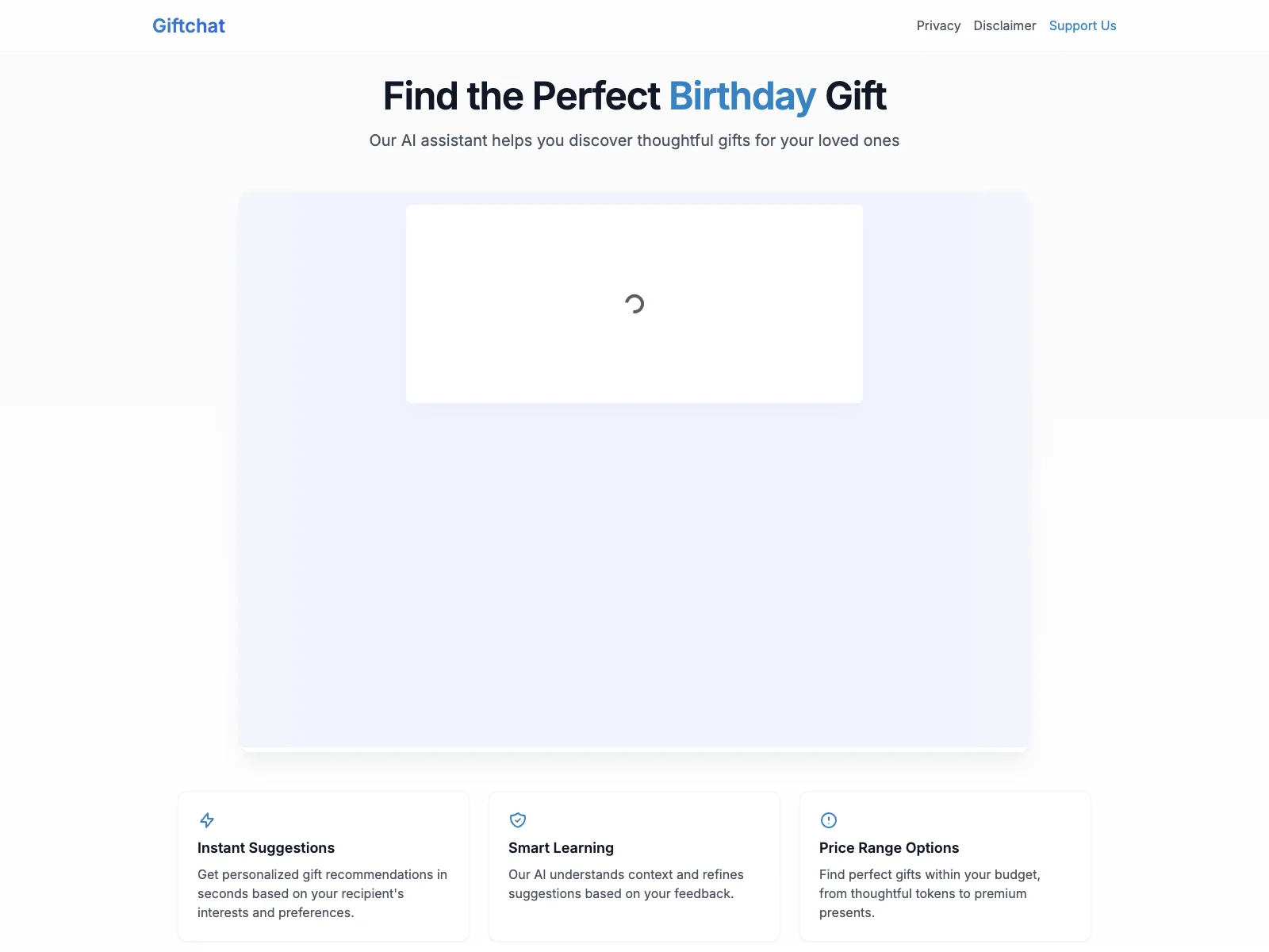 Giftchat.net - Your AI-Powered Gift-Finding Companion