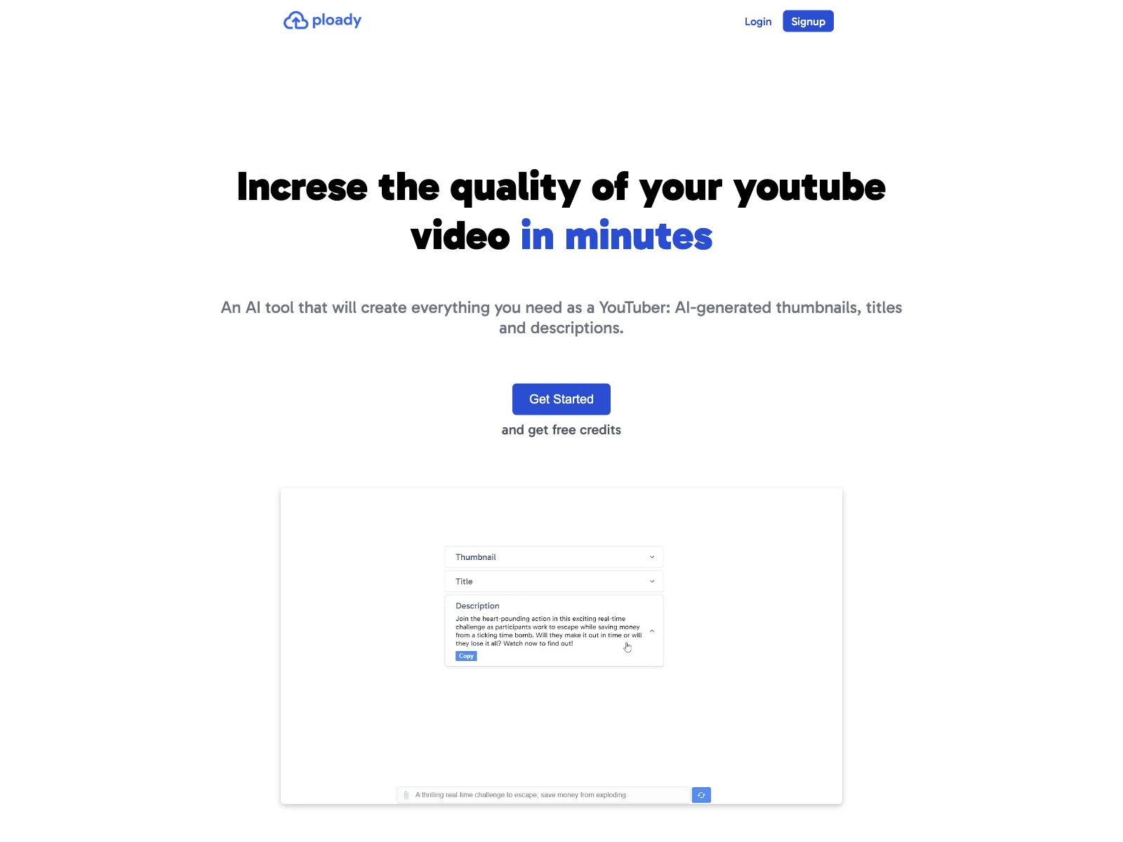 Ploady: Transform Your YouTube Videos with AI