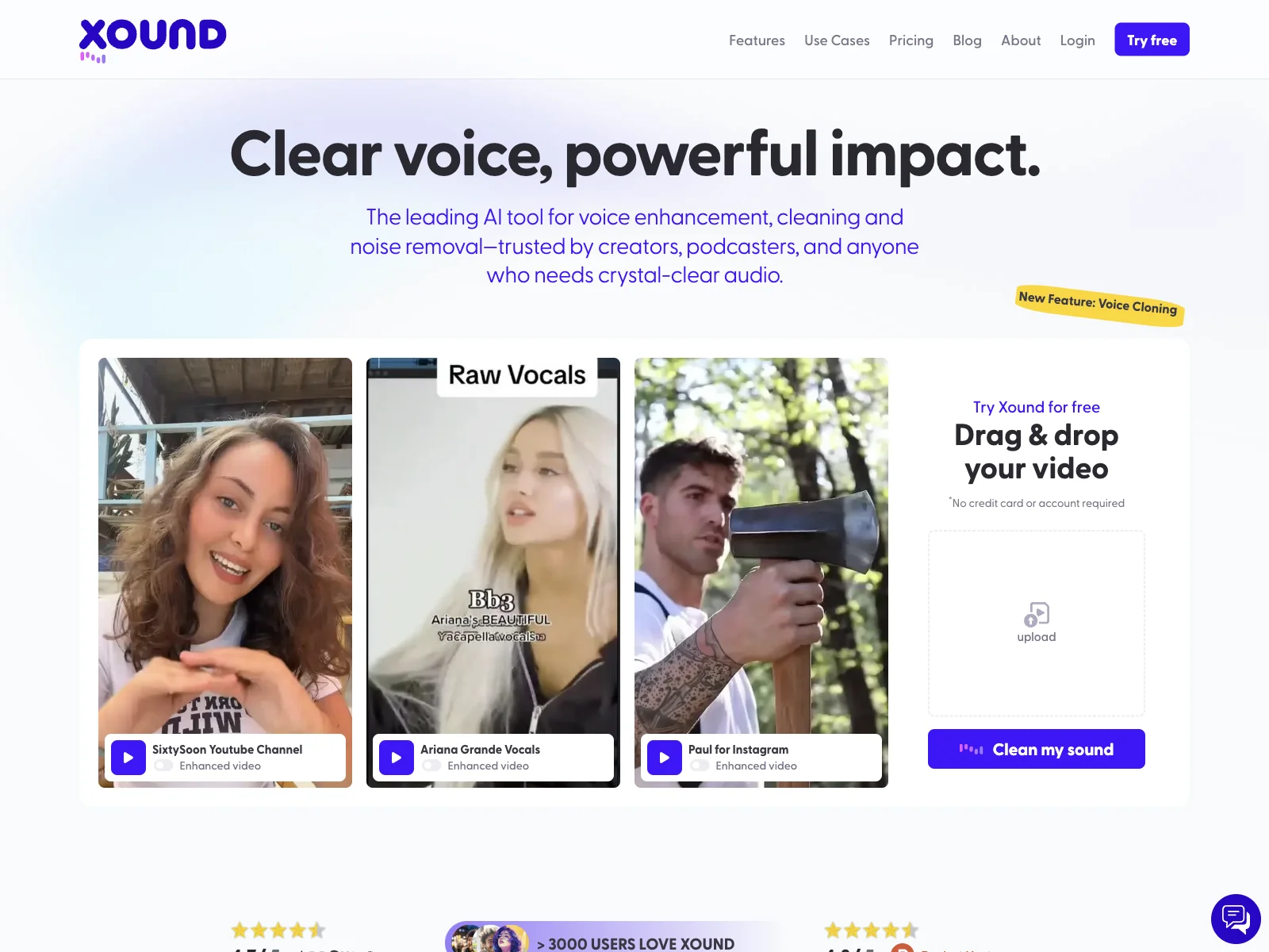 Xound.io - Transform Your Audio with AI Enhancement