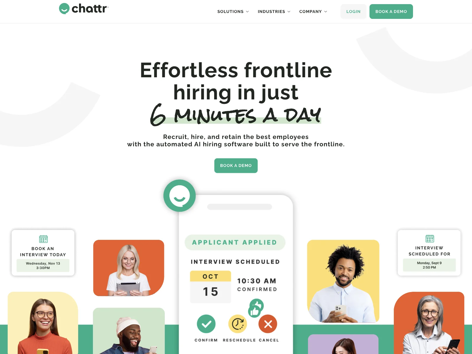 Chattr: Automated AI Hiring Software for Effortless Frontline Recruitment