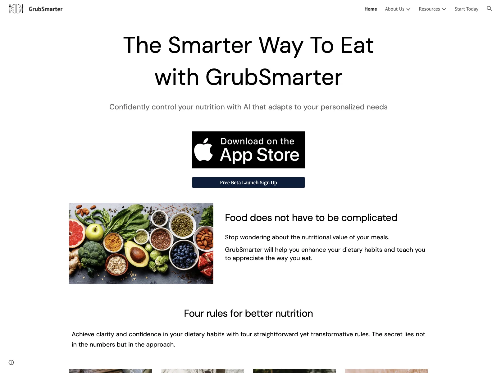 GrubSmarter: Empowering Your Nutritional Journey with AI