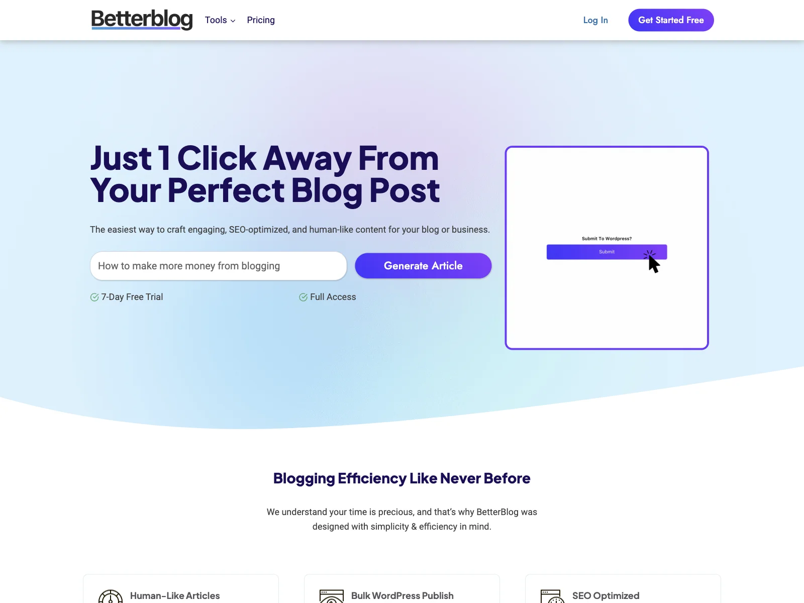 BetterBlog.ai: Revolutionize Your Content with AI