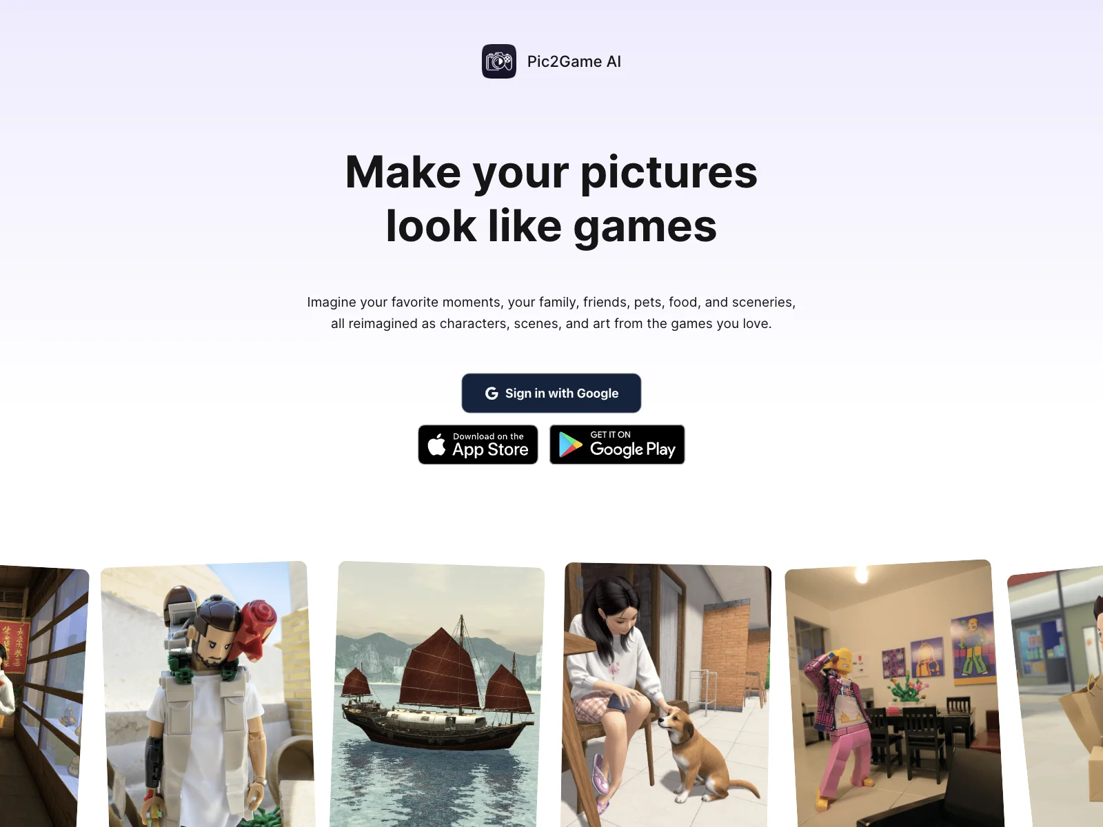 Pic2Game AI: Transform Your Pictures into Stunning Game Art