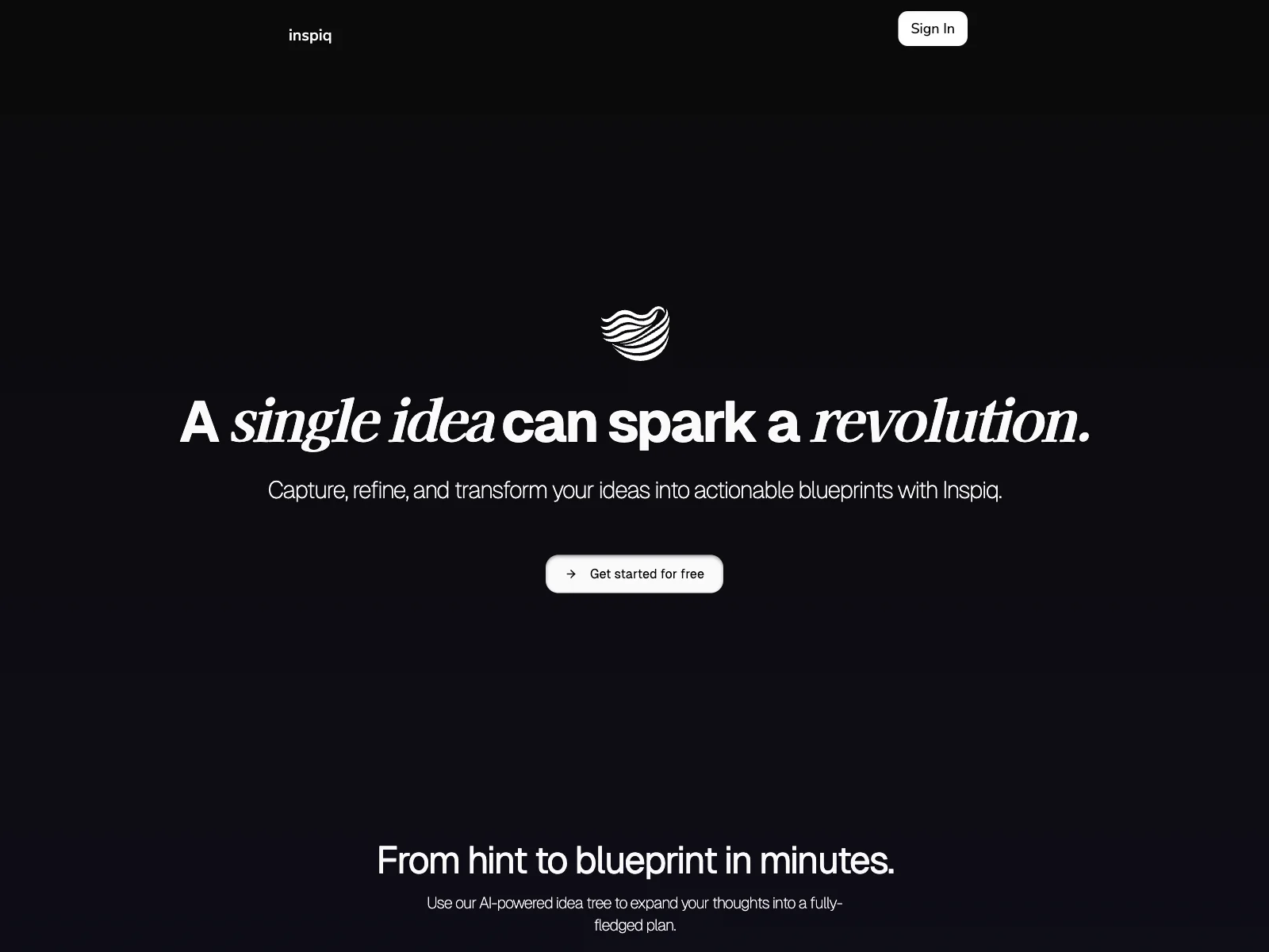 Inspiq: Transform Your Ideas into Actionable Plans