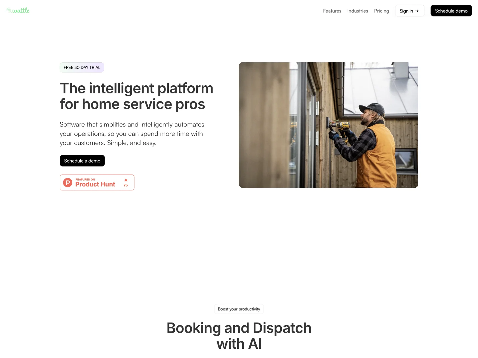 Wattle: Empowering Home Service Pros with AI