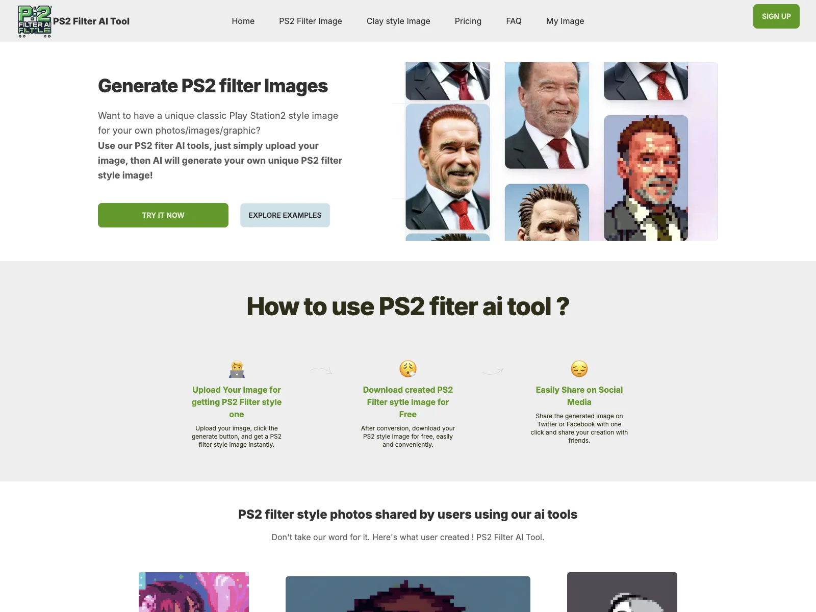 PS2 Filter AI Tool: Easily generate your PS2 Style Images