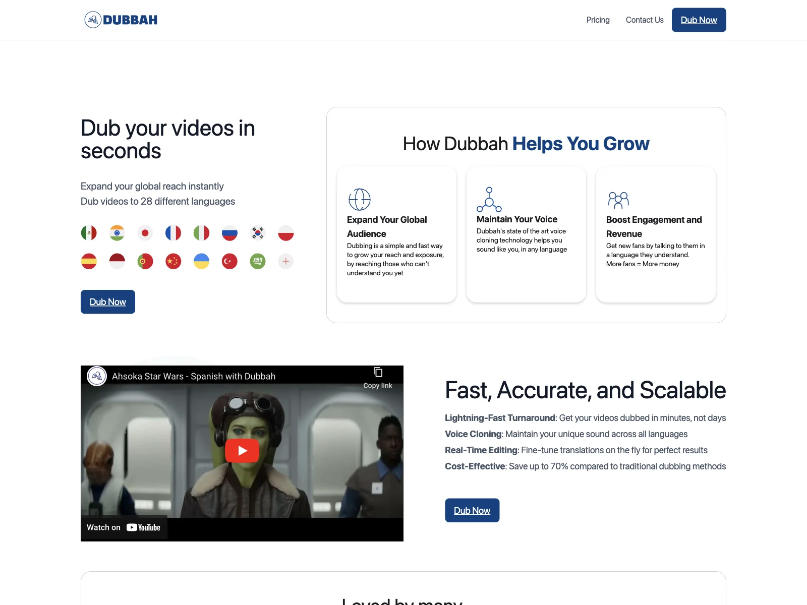 Dubbah - Revolutionize Your Video Dubbing with AI