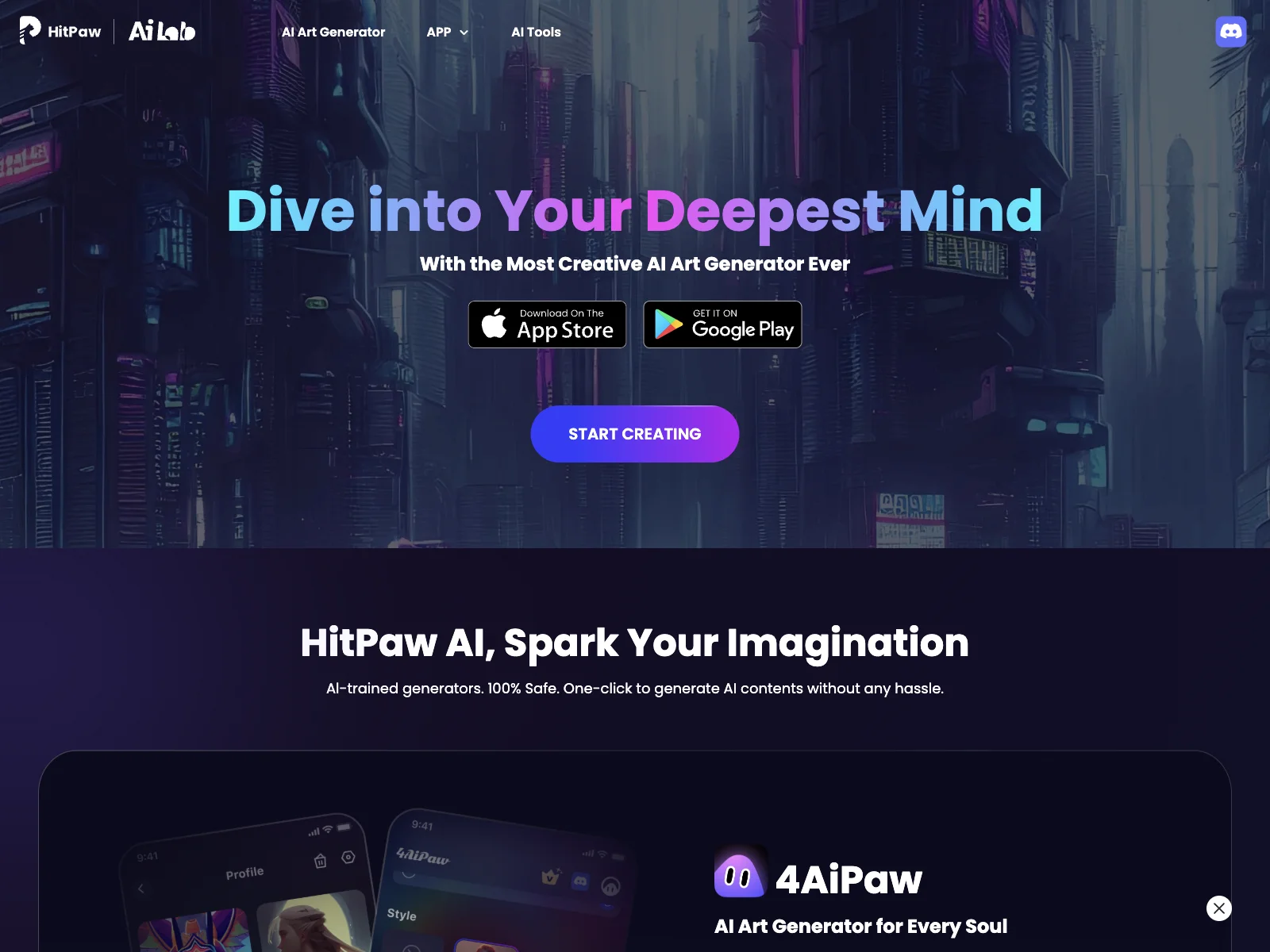 [公式] HitPaw AI アートジェネレーター、夢の創造者