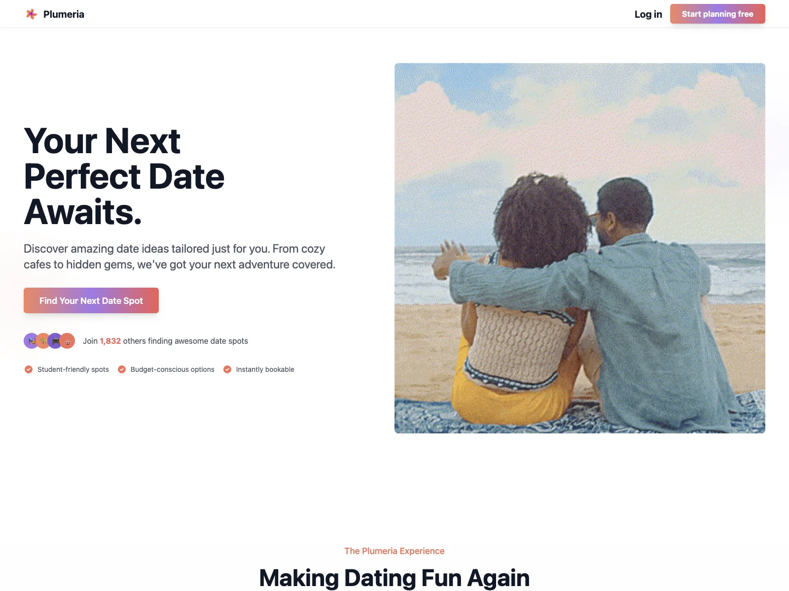 Plumeria - Plan Your Perfect Date