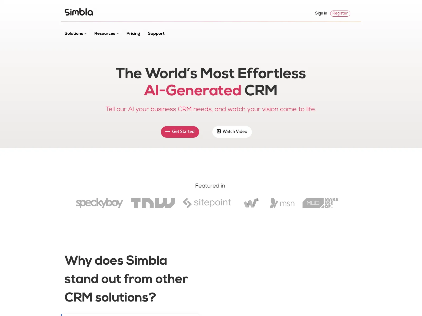 Simbla - AI-Powered CRM for Effortless Business Management