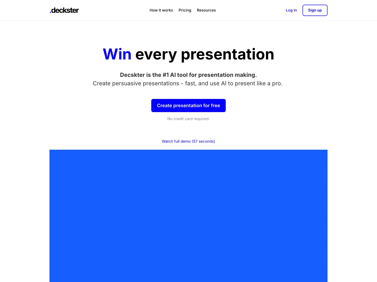 Deckster: The Ultimate AI for Winning Presentations - Try Now for FREE