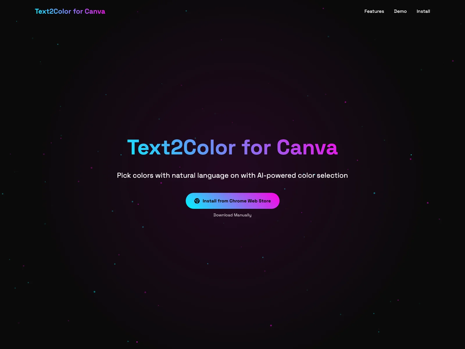 Text2Color for Canva - Unleash Creativity with AI Colors