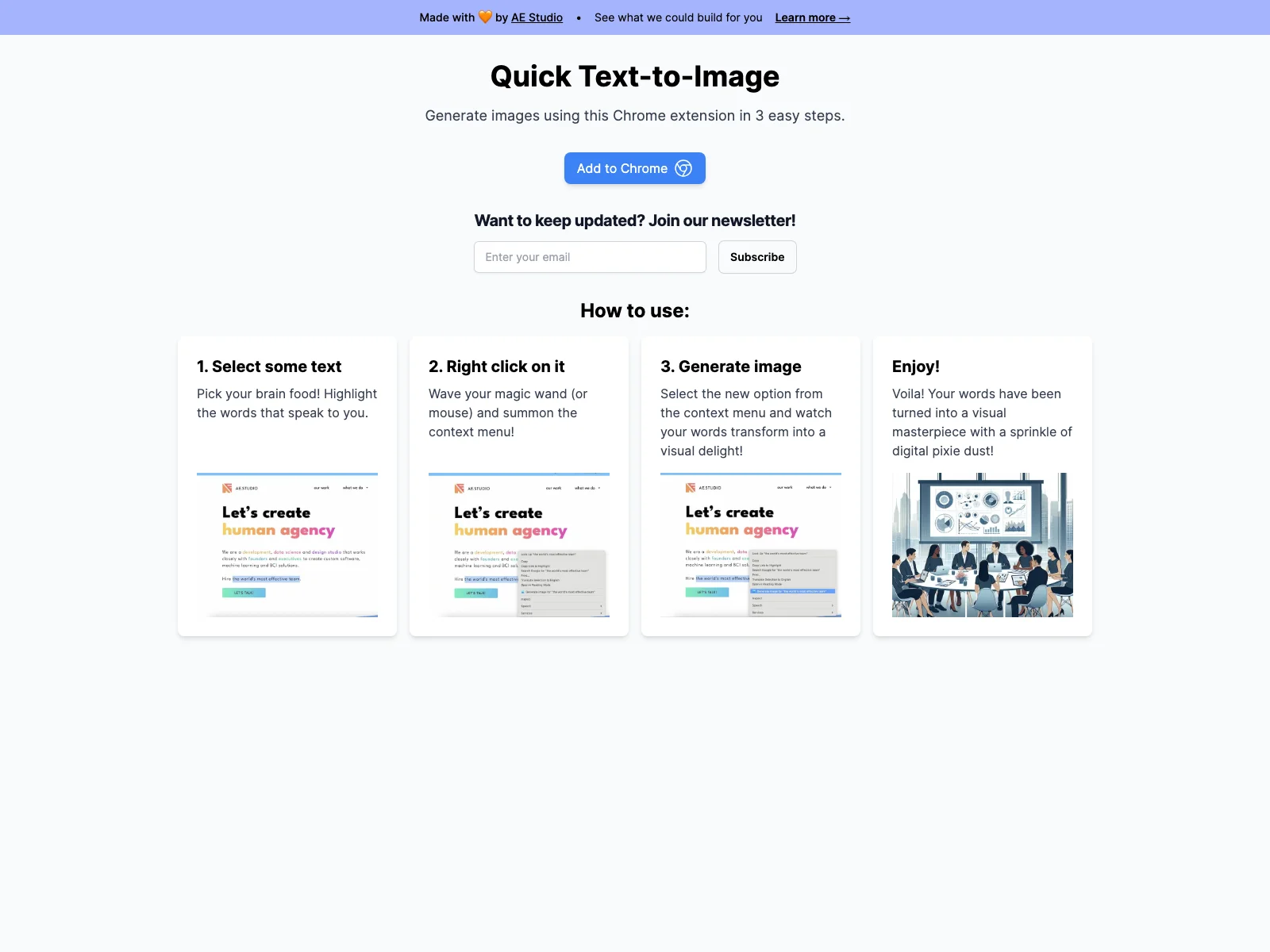 Quick Text-to-Image: Effortlessly Transform Text into Stunning Images