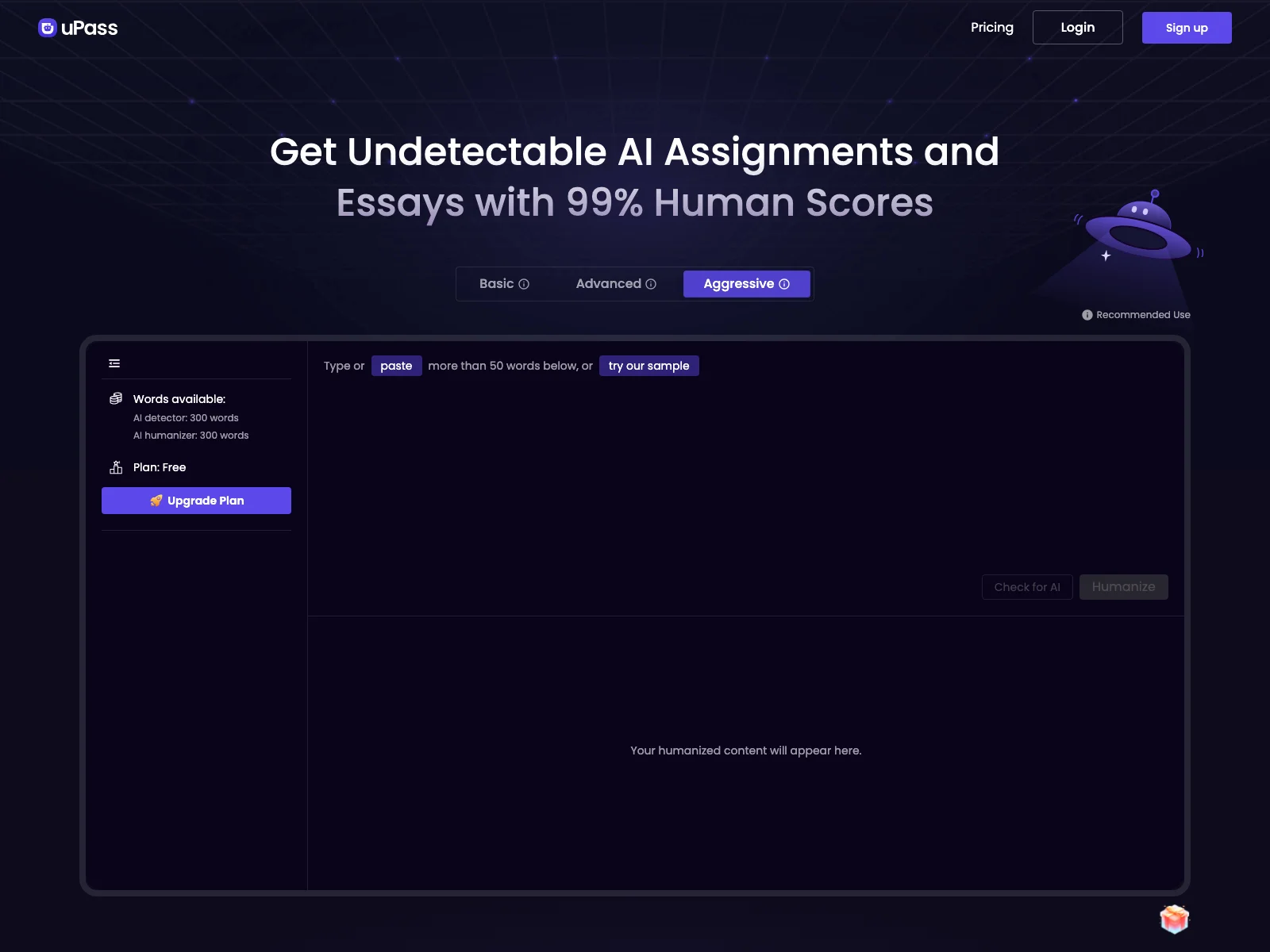 uPass AI: Bypass AI Detection with Ease