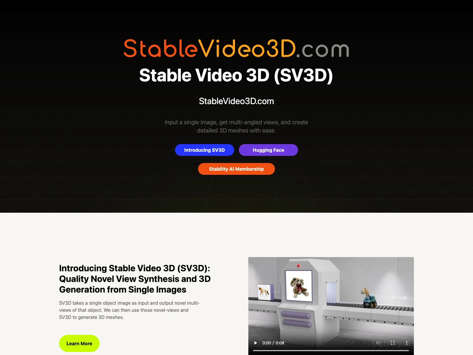 SV3D: Transform 3D Generation with Advanced Video Diffusion