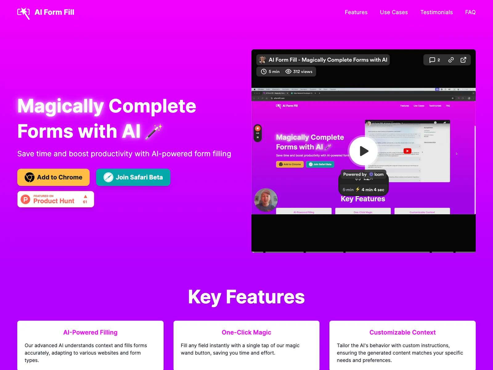 AI Form Fill: Effortlessly Complete Forms with AI and Boost Productivity