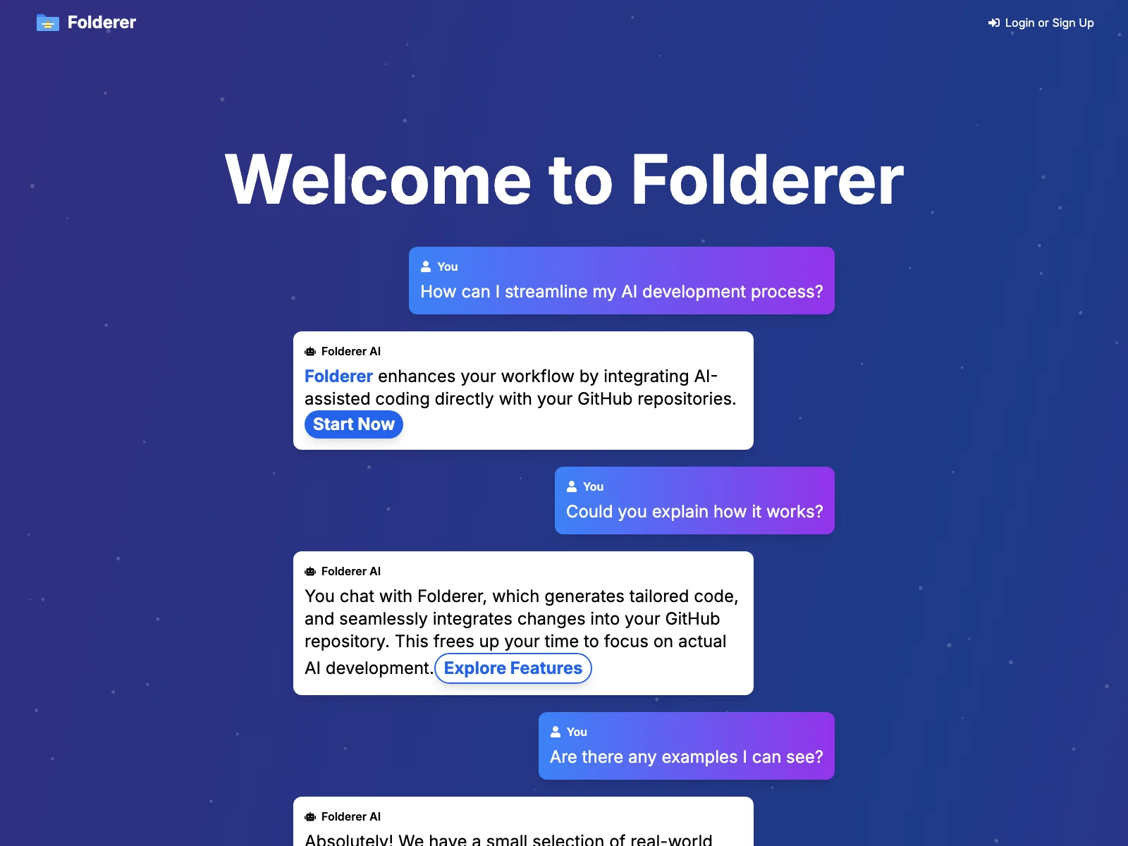 Folderer - Revolutionizing Code Generation with AI