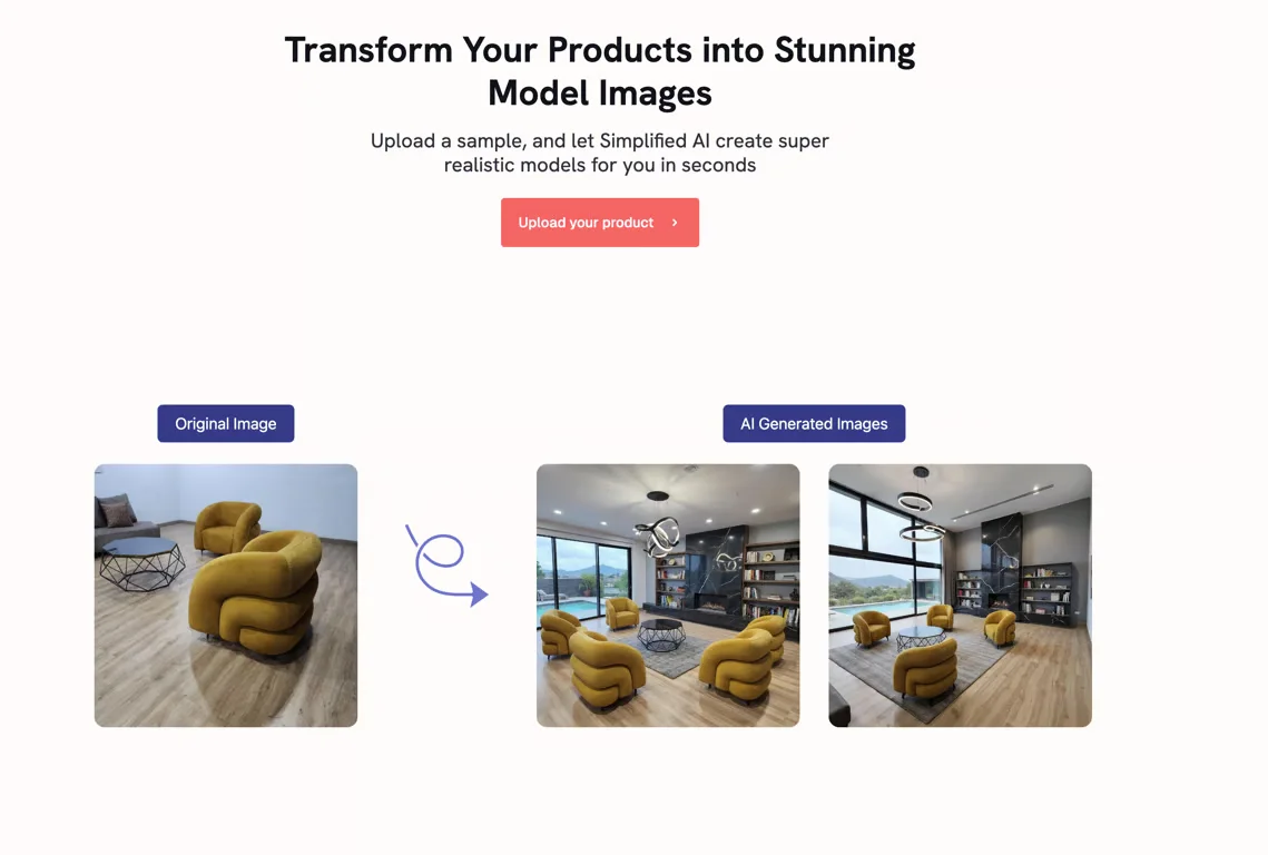 Simplicity AI: Transforming Your Product Images with Ease