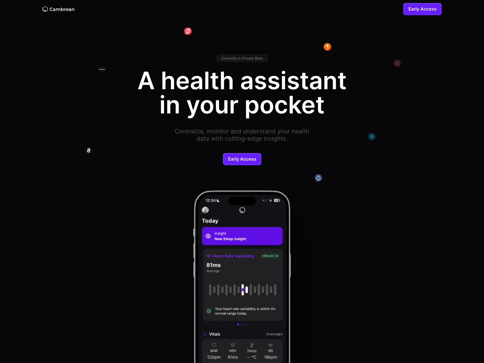 Cambrean: The Ultimate Health Analytics App