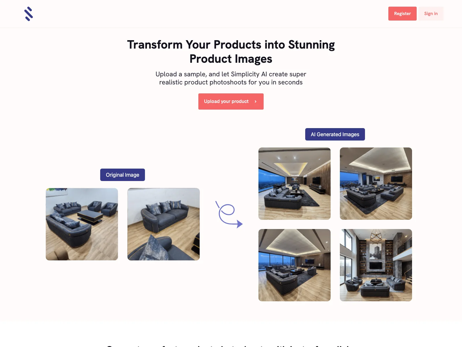 Simplicity AI: Transforming Your Product Images with Ease