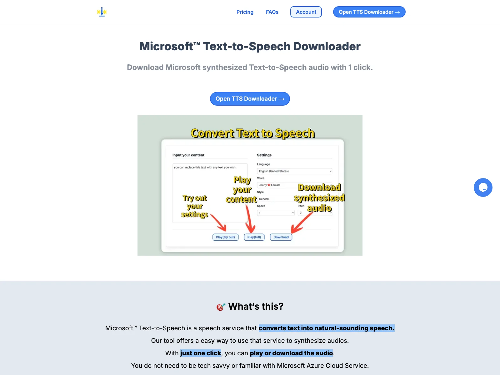 Microsoft™ Text-to-Speech Downloader: Effortless Audio Synthesis