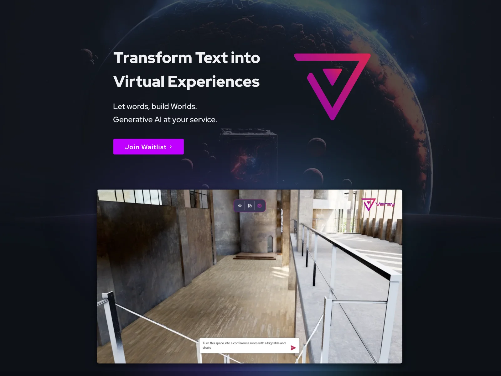 Versy.ai: Transforming Text into Captivating Virtual Experiences