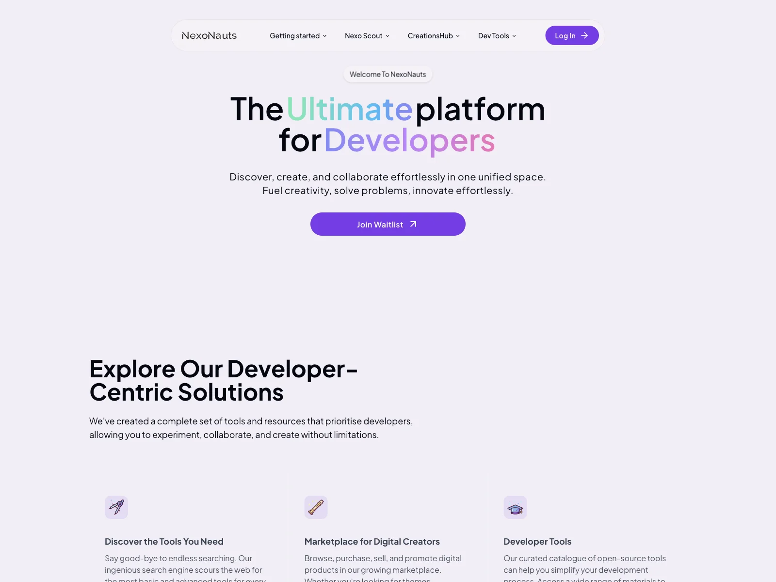 Nexonauts - Empowering Developers with Comprehensive Tools