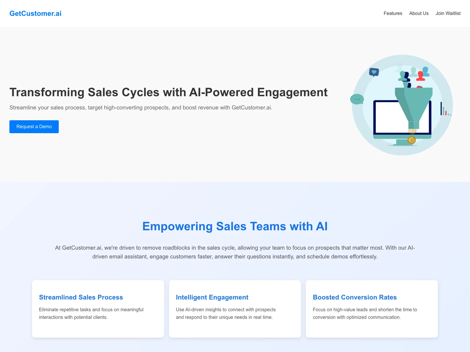 GetCustomer.ai: Empowering Sales with AI-Driven Engagement and Boosted Conversions